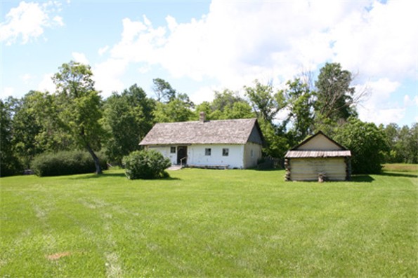 The Wasyl Negrych Pioneer Homestead in Gilbert Plains, Manitoba.